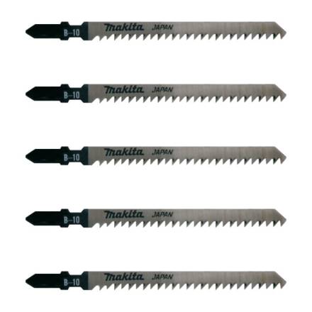Makita T101D HCS Jigsaw Blade for Wood and Plastics 76mm 10 TPI - Pack of 5