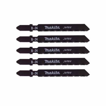 Makita T118G HSS Jigsaw Blades for Thin Metal - 76mm 32 TPI, 5 Pack (A-85759)