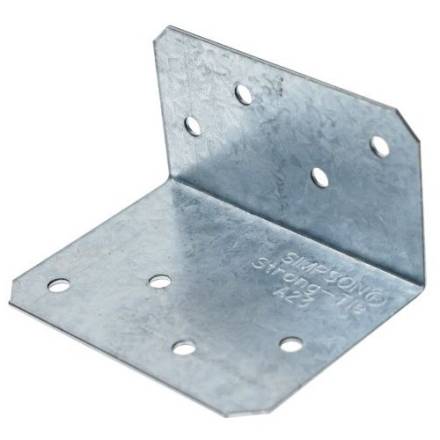 Simpson Strong-Tie A23 Pre-Galvanised Angle Bracket 50 x 38 x 70mm
