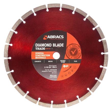 Abracs Dynamo General Purpose Diamond Blade 300 x 10 x 20mm