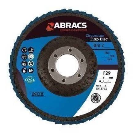 Abracs Pro Zirconium Flap Disc 115mm x 22mm 60 Grit (Pack of 5)