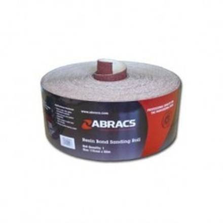 Abracs General Purpose Aluminium Oxide Sandpaper Roll 115mm x 10m 100 Grit