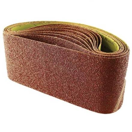 Abracs Aluminium Oxide Sanding Belt 100mm x 610mm 40 Grit (Pack of 10)