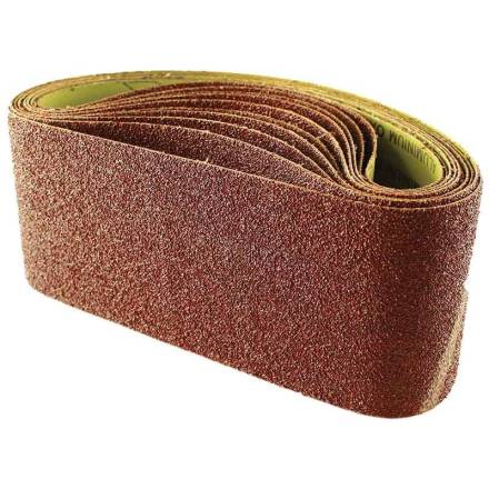 Abracs Aluminium Oxide Sanding Belt 100mm x 610mm 40 Grit (Pack of 10)