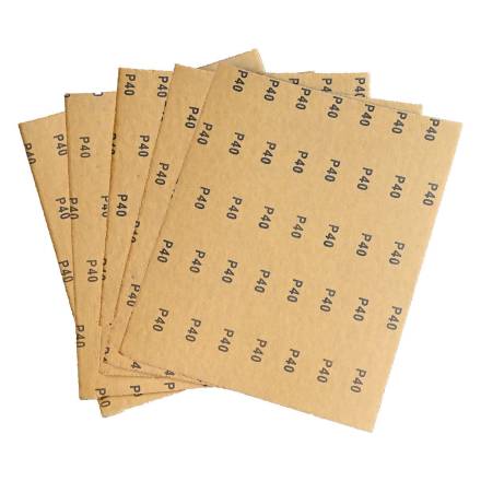 Trend Aluminium Oxide Sanding Sheets 230 x 280mm 40 Grit Pack of 5