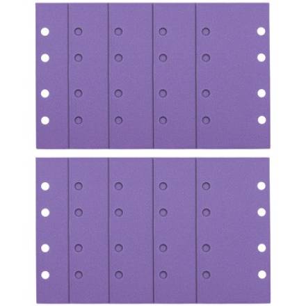 Trend Aluminium Oxide 1/3 Sheet Sanding Sheets 93 x 185mm 120G Pack of 10