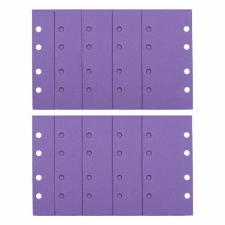 Trend Aluminium Oxide 1/3 Sheet Sanding Sheets 93 x 185mm 120G Pack of 10