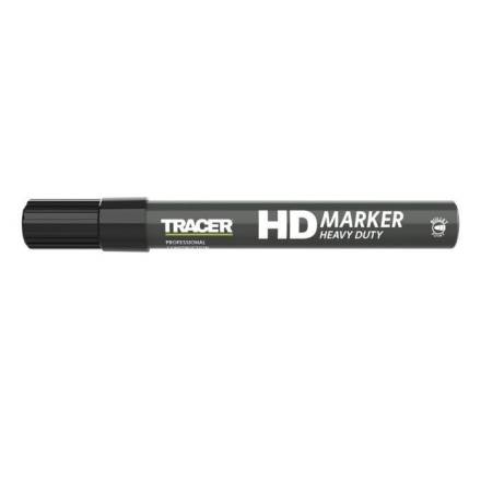 Tracer AHD1 Heavy Duty Permanent Marker Pen - Black, 1-3mm Bullet Tip