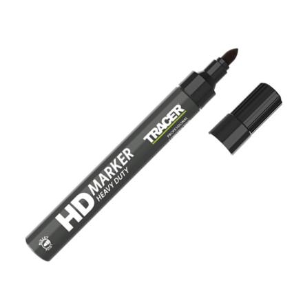 Tracer AHD1 Heavy Duty Permanent Marker Pen - Black, 1-3mm Bullet Tip