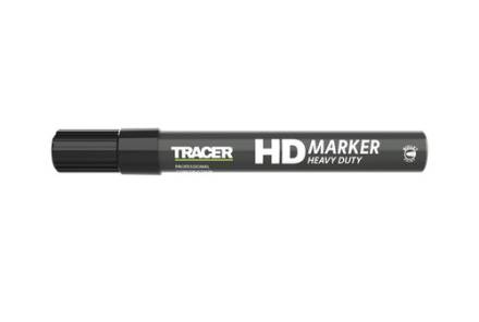 Tracer AHD1 Heavy Duty Permanent Marker Pen - Black, 1-3mm Bullet Tip
