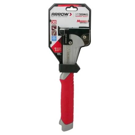 Arrow HT50MG Heavy-Duty Magnesium Hammer Tacker - T50 Staples 8-12mm