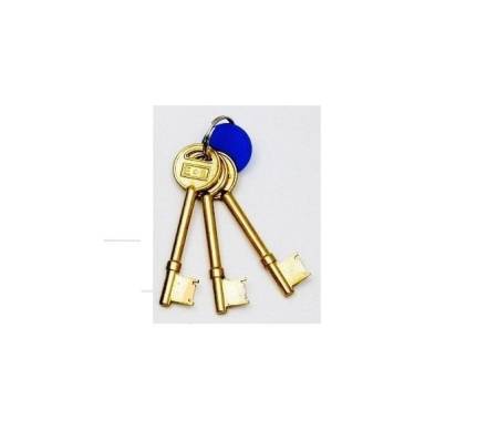 Carlisle Brass Eurospec AKS5000B Key Blank for 5-Lever LSB and LDB Locks - Solid Brass
