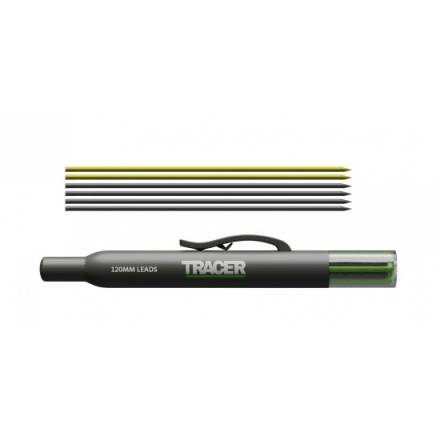Tracer ALH1 Deep Hole Pencil Refills with Site Holster - 6 Pack (120mm)