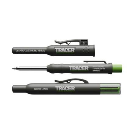 Tracer AMK1 Deep Hole Construction Pencil with Replacement Lead Set