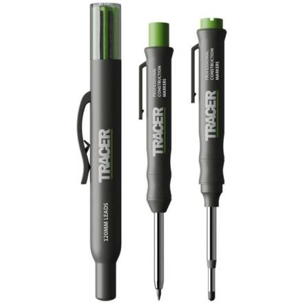 Tracer AMK3 Deep Hole Marker Pen, Pencil and Lead Set with Holsters