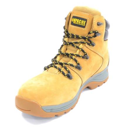 Apache AP314CM S3 Safety Hiker Boot - Honey - Size 11