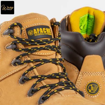 Apache AP314CM S3 Safety Hiker Boot - Honey - Size 11