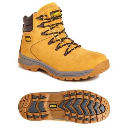 Apache AP314CM Honey Safety Hiker Boot Size 7