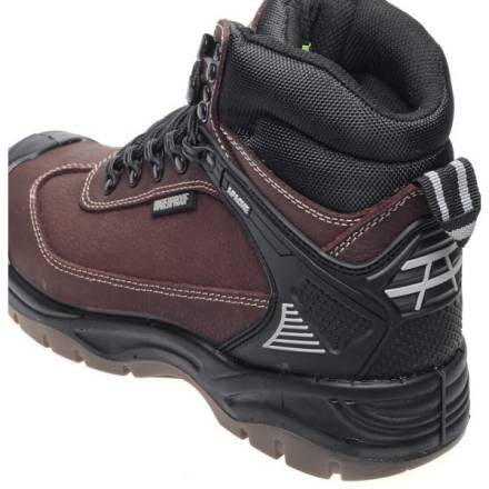 Apache Ranger Brown Waterproof Safety Hiker Boot - Size 7