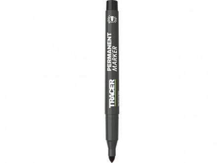Tracer APM1 Black Permanent Construction Marker Pen - 1-2mm Bullet Point