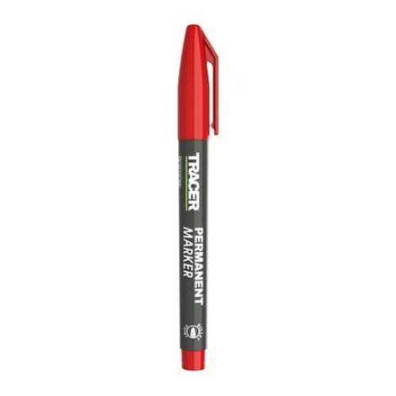 Tracer APM3 Red Permanent Construction Marker Pen 1-2mm Bullet Point