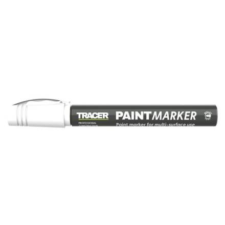 Tracer APTM2 Tradesman White Paint Marker 1-3mm Bullet Point