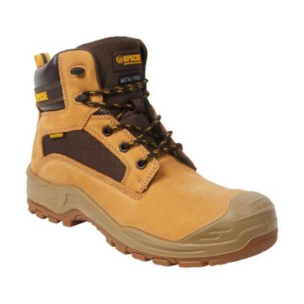 Apache ATS Arizona Honey Nubuck Metal-Free Waterproof Safety Boot Size 10