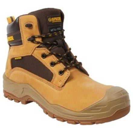 Apache ATS Arizona Honey Nubuck Metal-Free Waterproof Safety Boot Size 10