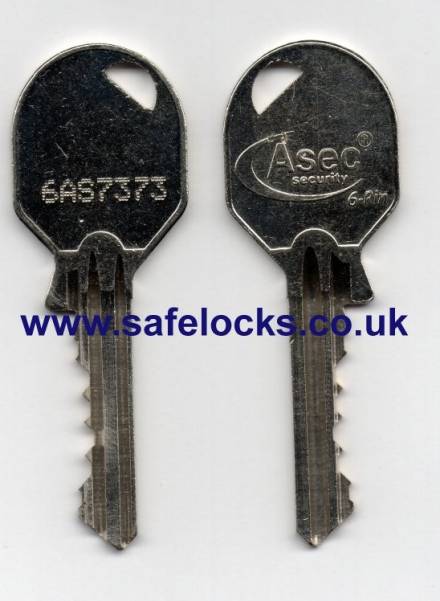 ASEC Kite Cylinder Cut Key Blank - 6 Pin