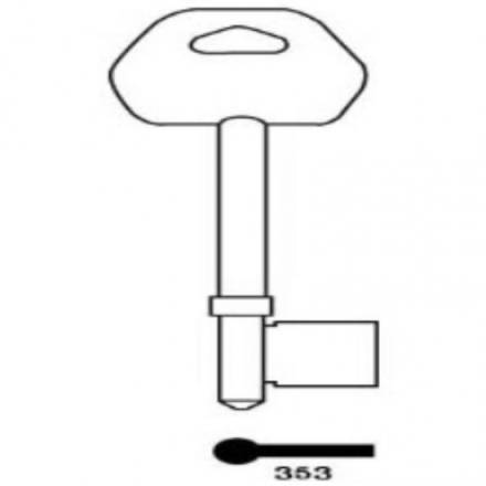 ERA Viscount 5 Lever Mortice Cut Key - Gauge 7 Steel
