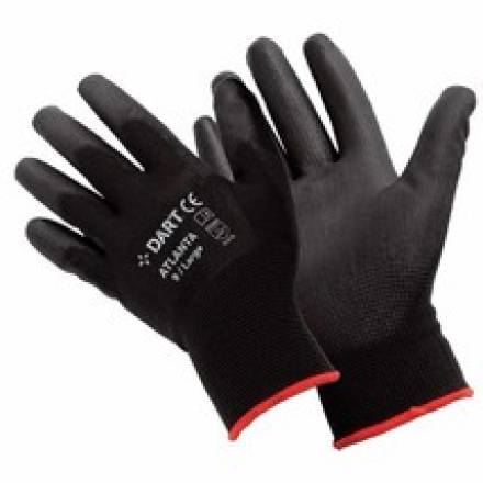 Dart Handmax Atlanta Black PU Glove - Medium (Size 8)