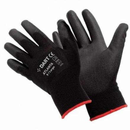 Dart Atlanta Black PU Glove Size XL (10)
