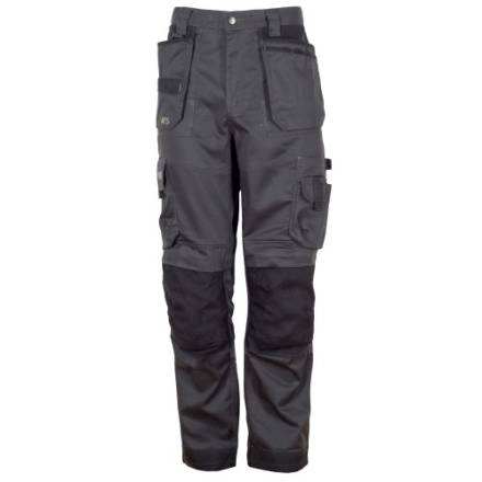 Apache ATS 3D Stretch Holster Work Trouser Grey/Black 40W 31L