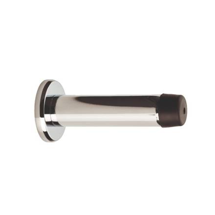 Carlisle Brass Serozzetta AZ21CP Wall Mounted Cylinder Door Stop Polished Chrome 70mm