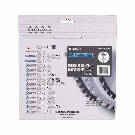 Makita B-32801 MakBlade TCT Circular Saw Blade 260mm x 30mm 60T