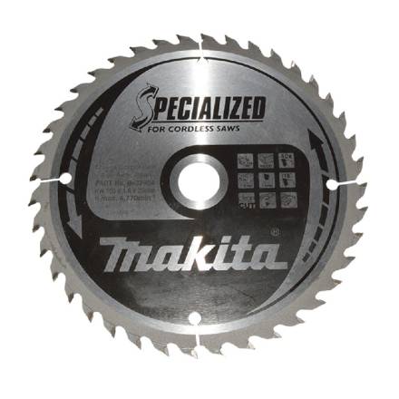 Makita 165mm x 20mm x 40T Circular Saw Blade