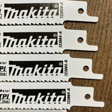 Makita S1126 Reciprocating Saw Blades 300mm 6 TPI Wood Cutting Pack of 5