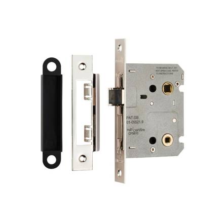 Carlisle Brass Eurospec Easi-T Bathroom Mortice Lock 76mm Nickel Plate