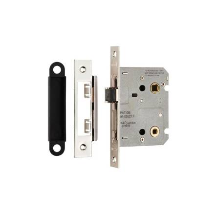 Carlisle Brass Eurospec Easi-T Bathroom Mortice Lock 76mm Nickel Plate
