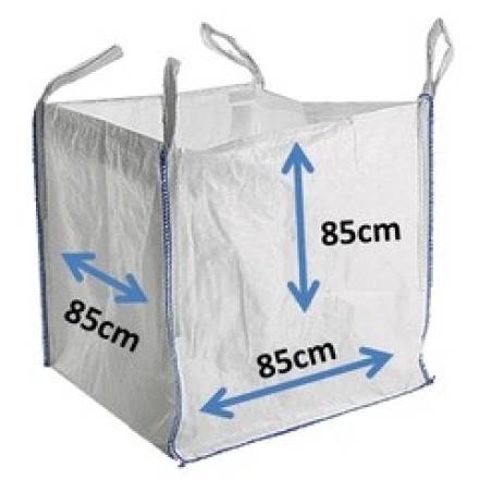 Proguard One Tonne Bulk Bag 85 x 85 x 85cm Woven Polypropylene Dumpy Bag