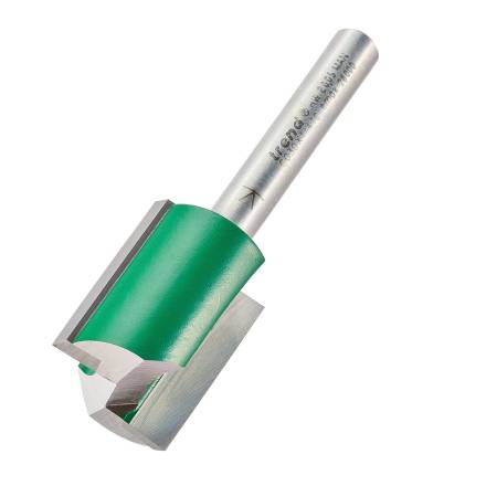 Trend C009X1/4TC CraftPro Two Flute Straight Router Cutter 7.1mm x 19.1mm 1/4" Shank