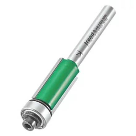 Trend CraftPro Self-Guided Trimmer Router Cutter 12.7mm Dia 1/4in Shank