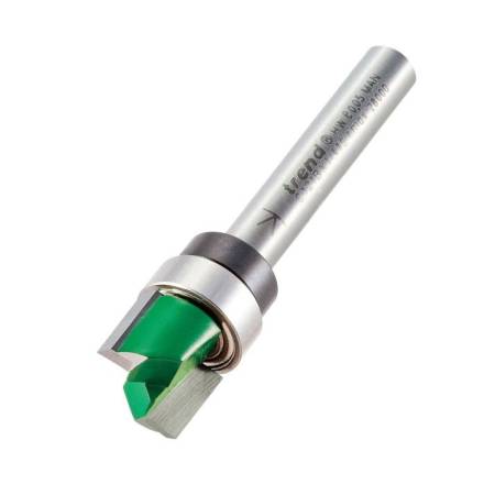 Trend CraftPro C121BX1/4TC Bearing Guided Template Profile Router Cutter 12.7mm 1/4" Shank
