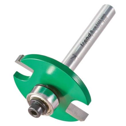 Trend CraftPro C152X1/4TC Bearing-Guided Biscuit Jointer Set 1/4" Shank 37.2mm