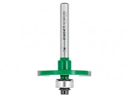 Trend CraftPro C152X1/4TC Bearing-Guided Biscuit Jointer Set 1/4" Shank 37.2mm