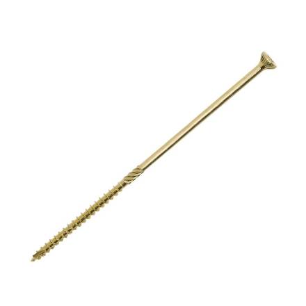 Optimaxx Extreme Performance Countersunk Wood Screw 6.0 x 180mm Yellow Zinc Box of 50