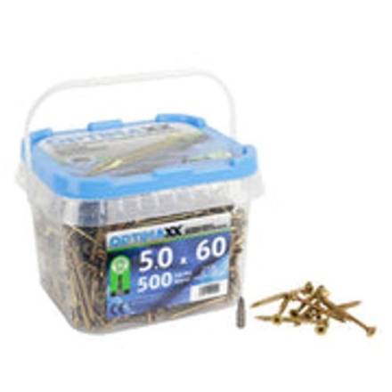 Optimaxx Extreme Performance Pozi Countersunk Wood Screws 5.0 x 60mm Tub of 500
