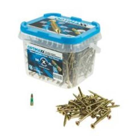 Optimaxx Extreme Performance Wood Screws 5.0 x 70mm Maxxtub Tub of 450