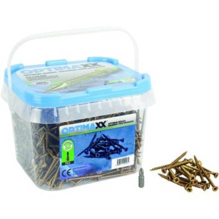 Optimaxx Performance Wood Screw 4.0 x 60mm Maxxtub Tub of 700