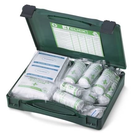 Click Medical 10 Person First Aid Kit Boxed Green CM0010